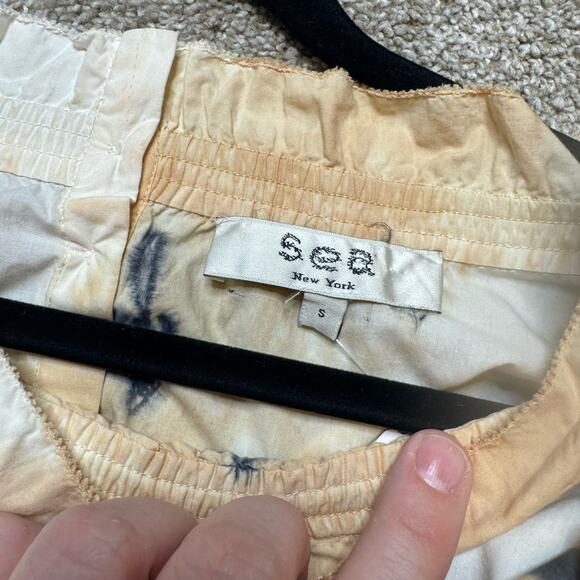 Sea New York Tye Die Print Long Sleeve Button Down Back - Picture 3 of 4